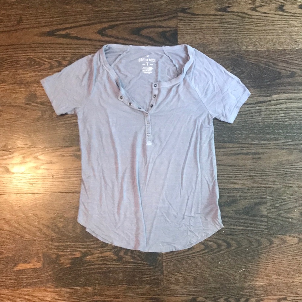 Grey soft and sexy tee